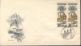 Czechoslovakia  FDC Sc 1750  Mountaineering - Lettres & Documents