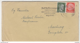Czechoslovakia, Slogan Pmk On Letter Cover Travelled 1943 Klagenfurt Pmk B180425 - Cartas & Documentos
