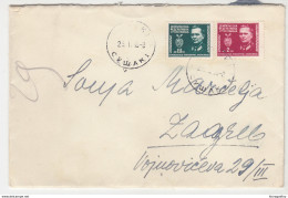 Yugoslavia, Letter Cover Travelled 1946 Sisak Pmk B190320 - Covers & Documents