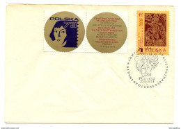 World Postage Stamp Exhibition Poznan 1973 Special Postmark On Letter Cover 200401 - Storia Postale