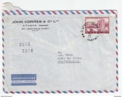 Greece, John Vorres & Co. Airmail Letter Cover Travelled 1962 B170429 - Brieven En Documenten