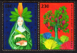 Liechtenstein - 2023 - Hildegard Of Bingen, Benedictine Abbess - Mint Stamp Set With Hot Foil Intaglio - Neufs