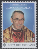 Vaticano 2022 Correo 1916 **/MNH Beatificacion Del Papa Juan Pablo I  - Unused Stamps