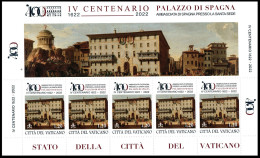 Vaticano 2022 Correo 1918 MH **/MNH 400 Aniv. Palacio De España Sede De La Emba - Neufs