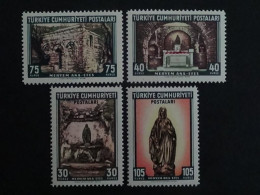 1962 TURQUIE Y&T N° 1630 à 1633 ** - MAISON DE LA VIERGE A EPHESE - Ungebraucht