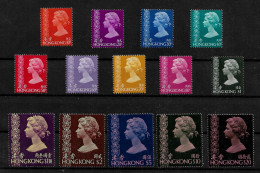 HONG KONG STAMP - 1973 Queen Elizabeth II SET 14V. MLH (NP#01) - Ungebraucht