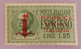 ITALIE REPUBLIQUE SOCIALE EXPRES YT 3 NEUF**MNH ANNEE 1944 - Poste Exprèsse