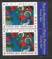 2001 MNH Vaticano Mi 1391 From Booklet - Unused Stamps