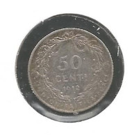 ALBERT I * 50 Cent 1912 Frans * Z.Fraai * Nr 12495 - 50 Centimes