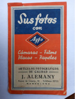 J. ALEMANY SOBRE DE FOTOGRAFIAS 1950 - BARCELONA - Supplies And Equipment