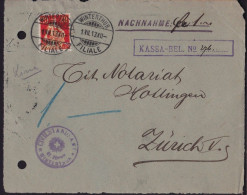 SWITZERLAND 1913 20c Receipt  @D3323 - Andere & Zonder Classificatie