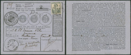 Pellens - N°115 Sur Bon De Poste D'une Valeur De 2 Fr > Esneux (14/7/1914) - 1912 Pellens