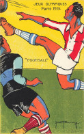 JO Jeux Olympiques Olympic Games Paris 1924 * CPA Illustrateur ROOWY Roowy * Le Football * FOOTBALL Foot - Olympische Spiele