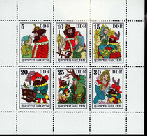 DDR Kleinbogen 2187 - 2192 Märchen Rumpelstilzchen Postfrisch MNH *** - 1971-1980