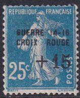 France Variétés  N°140 Qualité:* - 1906-38 Semeuse Camée