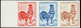 France Variétés  N°1331 0,25 Coq  Bande De 3 Essais De Couleur   Qualité:** - Unclassified