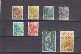 ISRAEL - O / FINE CANCELLED - 1956/1958 - ISRAEL TRIBES, NEW YEAR, SPORT - Used Stamps (without Tabs)