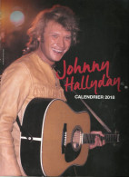 Calendrier  Johnny Hallyday Avec Poster 2018   22 X  30 Cm - Manifesti & Poster