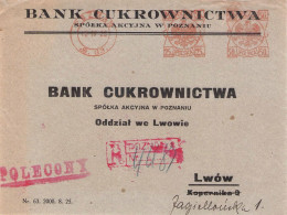 POLAND - FRAGMENT POZNAN 1929 - LWÓW -METER- / 1232 - Cartas & Documentos