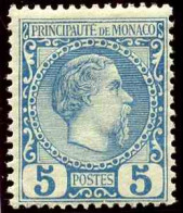 Monaco  N°3 5c Bleu  Qualité:* - Other & Unclassified