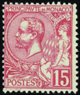 Monaco  N°15 15c Rose  Qualité:** - Autres & Non Classés