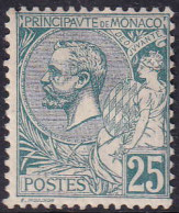 Monaco  N°16 25c Vert  Qualité:* - Other & Unclassified