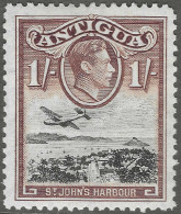 Antigua. 1938-51 KGVI. 1/- MH. SG 105 - 1858-1960 Kolonie Van De Kroon