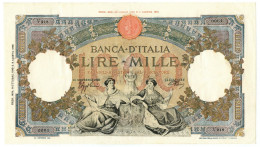 1000 LIRE CAPRANESI REPUBBLICHE MARINARE REGINE RETRO BI RSI 08/10/1943 SPL - Regno D'Italia – Other