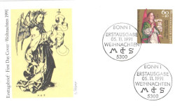 Germany:FDC, Christmas 1991, 1991 - 1991-2000