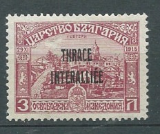 BULGARIE / THRACE - Timbres De Bulgarie Surchargés " Thrace Interalliés  - Yvert N°40 * ( Pelurage Sur Le Ti   Ae 231 27 - War