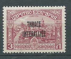 BULGARIE / THRACE - Timbres De Bulgarie Surchargés " Thrace Interalliés  - Yvert N°40 * ( Pelurage Sur Le Ti   Ae 231 27 - Guerra