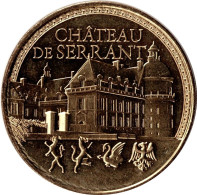 2023 MDP313 - SAINT-GEORGES-SUR-LOIRE - Château De Serrant (vue Générale Et Emblèmes) / MONNAIE DE PARIS - 2023