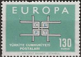 TURKEY 1963 Europa - 130k - Co-operation MH - Ungebraucht