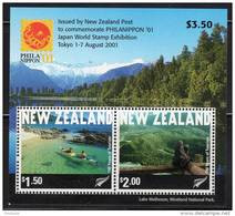 NOUVELLE ZELANDE - BLOC N°150 ** (2001) Tourisme - Blocks & Sheetlets