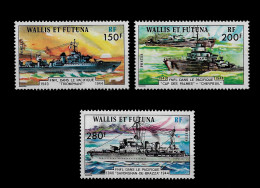 WALLIS AND FUTUNA STAMP - 1978 Free French Pacific Naval Force, 1940-44 SET MNH (NP#01) - Autres & Non Classés