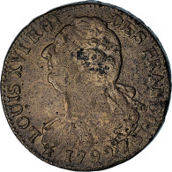 Monnaie, France, Louis XVI, 2 Sols, 1792, Lille, 2éme Sem., TB+, Bronze - Sonstige & Ohne Zuordnung