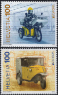 EUROPA - CEPT -           **/MNH Suiza 2013 "Vehiculos Postales"  (2 Sellos) N - Neufs