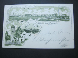 BERLIN RIXDORF , Schöne Karte Um  1901 - Rixdorf