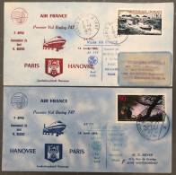 France, Premier Vol, Boeing 747 - PARIS / HANOVRE 16.4.1975 - (B1303) - Eerste Vluchten