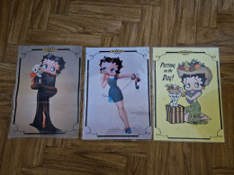 LOT DE 3 IMAGES BETTY BOOP Format A4 LOT7 - BD & Mangas (autres Langues)