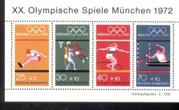 Bund Block 08 Olympische Spiele München 3 Stück / Items  Postfrisch MNH ** Neuf - 1959-1980