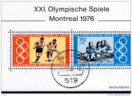 Bund Block 12 Olympische Spiele München Used Gestempelt (Tagesstempel) - 1959-1980