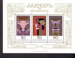 Bund Block 14 Jugendstil Postfrisch MNH ** - 1959-1980