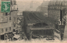 Paris , Travaux Du Métropolitain * Les Fermes Du Boulevard St André Avant Le Fonçage * Métro - Metro, Stations