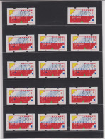 1989 Netherlands Nederland ATM Klüssendorf Set Of 14 In Presentation Pack ~ Nederland Niederlande - Vignette [ATM]
