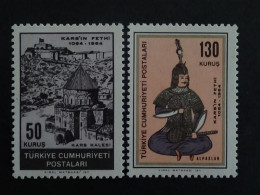 1964 TURQUIE Y&T N° 1695 & 1696 ** - 9e CENTENAIRE DE LA CONQUETE DE KARS - Ungebraucht