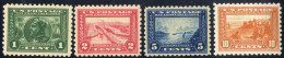 **/* 1913/15, Panama-Pacific- Ausstellung, Komplette Serie 4 Werte Gezähnt 10, Die Ersten Drei Werte Postfrisch, Mit Fal - Autres & Non Classés