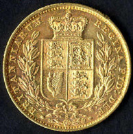 1878, 1 Pfund In Gold, Junge Victoria Mit Wappen - Sonstige & Ohne Zuordnung