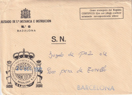 JUZGADO   1992   BADALONA - Franquicia Postal