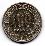 CONGO - DEMOCRATIC REPUBLIC, 100 Francs, Nickel, Year 1972, KM # 1 - Congo (República 1960)